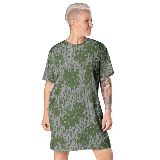 Bulgarian Frog Skin CAMO T-shirt dress - 2XS - Womens T-Shirt Dress