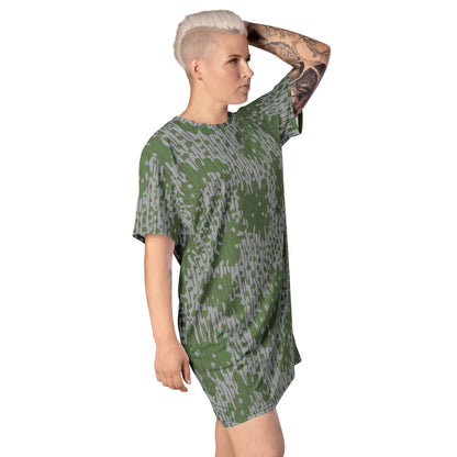 Bulgarian Frog Skin CAMO T-shirt dress - Womens T-Shirt Dress