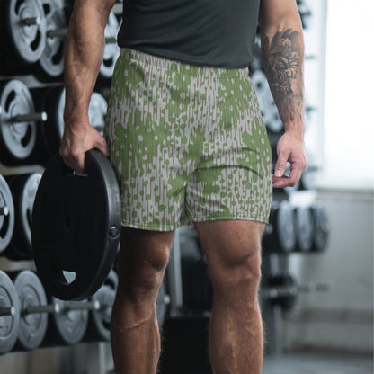 Bulgarian Frog Skin CAMO Unisex Athletic Long Shorts - XS