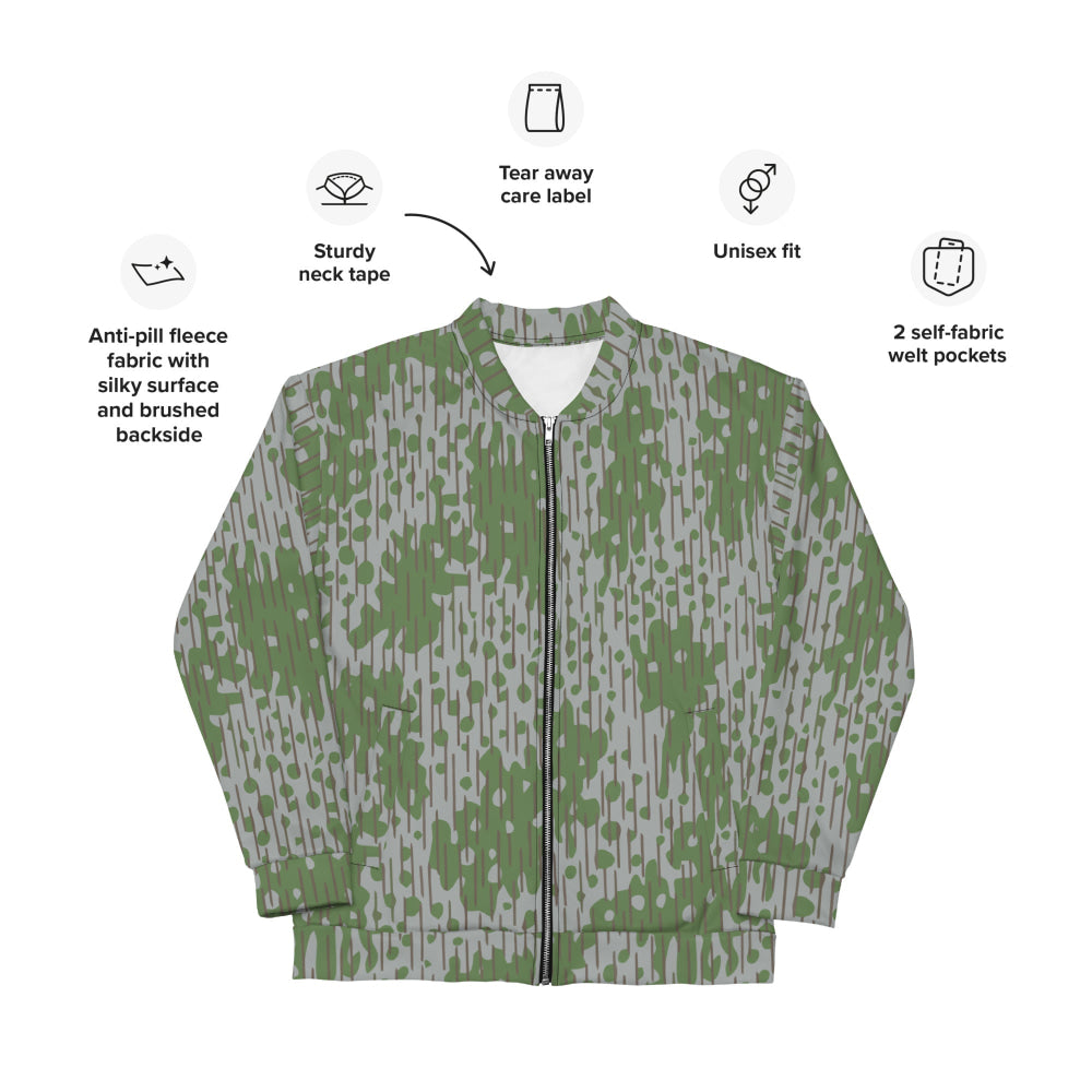 Bulgarian Frog Skin CAMO Unisex Bomber Jacket