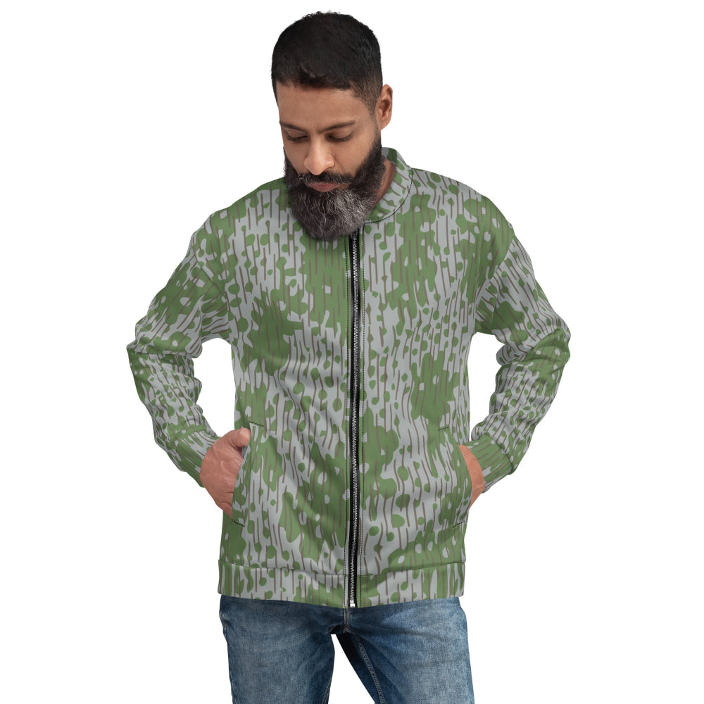 Bulgarian Frog Skin CAMO Unisex Bomber Jacket