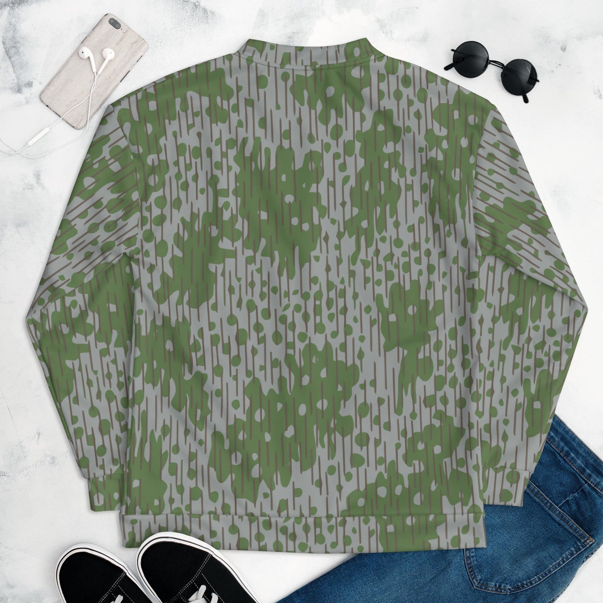 Bulgarian Frog Skin CAMO Unisex Bomber Jacket