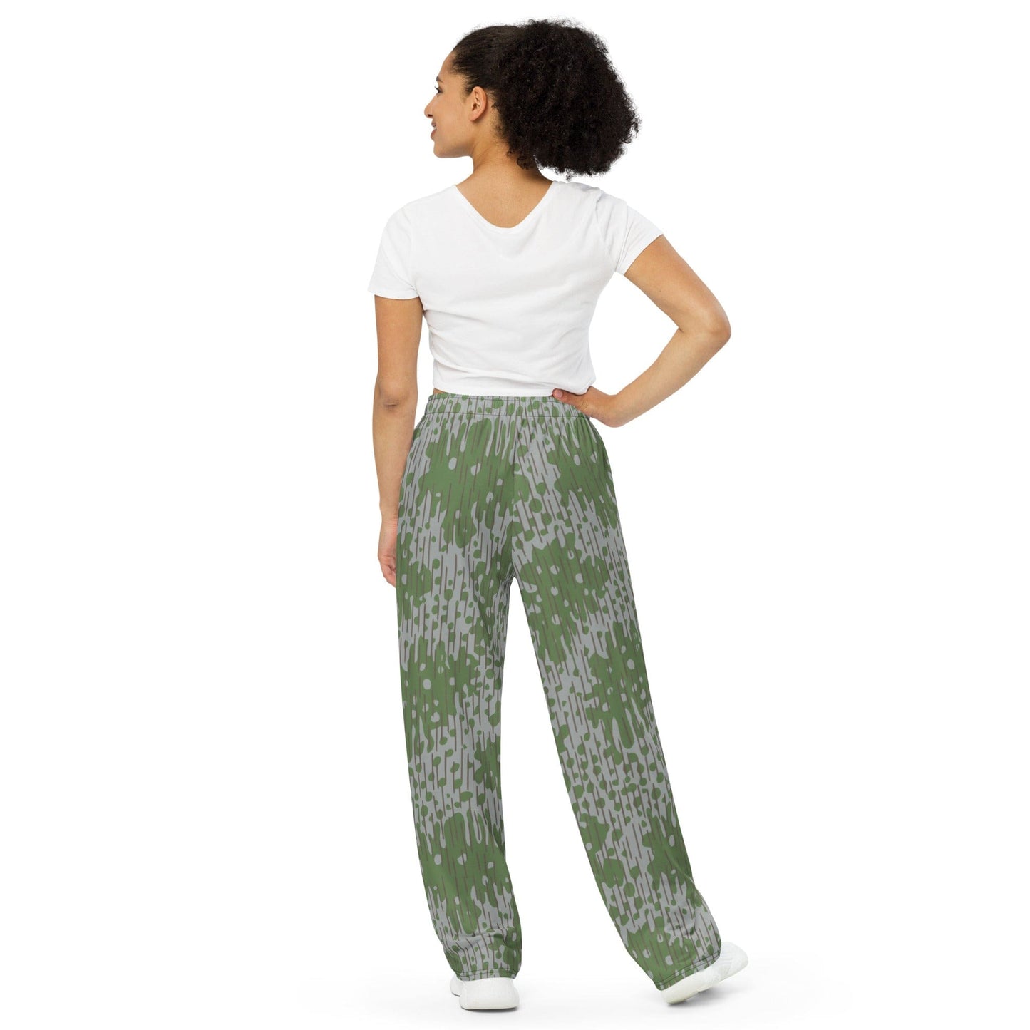 Bulgarian Frog Skin CAMO unisex wide-leg pants - Unisex Wide-Leg Pants