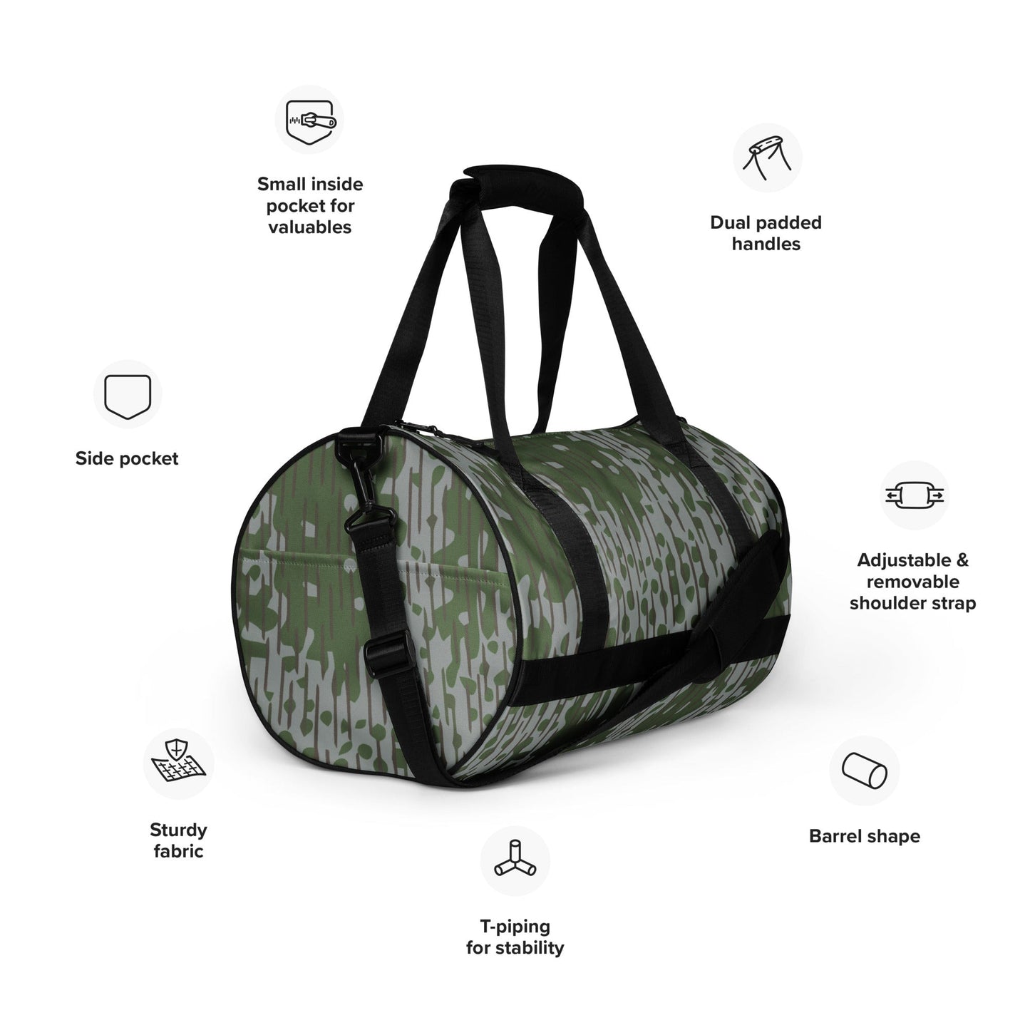 Bulgarian Frog Skin Zhabezhka Kozha CAMO gym bag - Gym Bags
