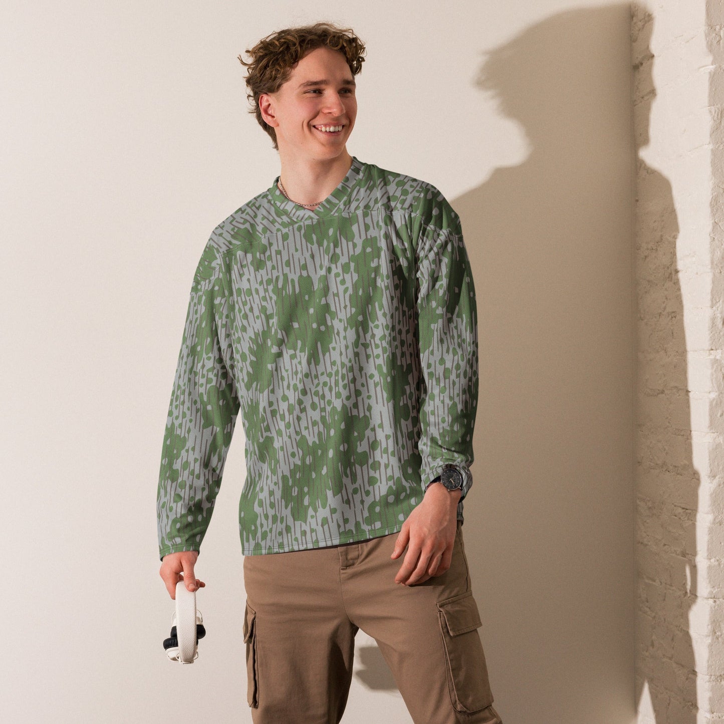 Bulgarian Frog Skin Zhabezhka Kozha CAMO hockey fan jersey - Hockey Jerseys