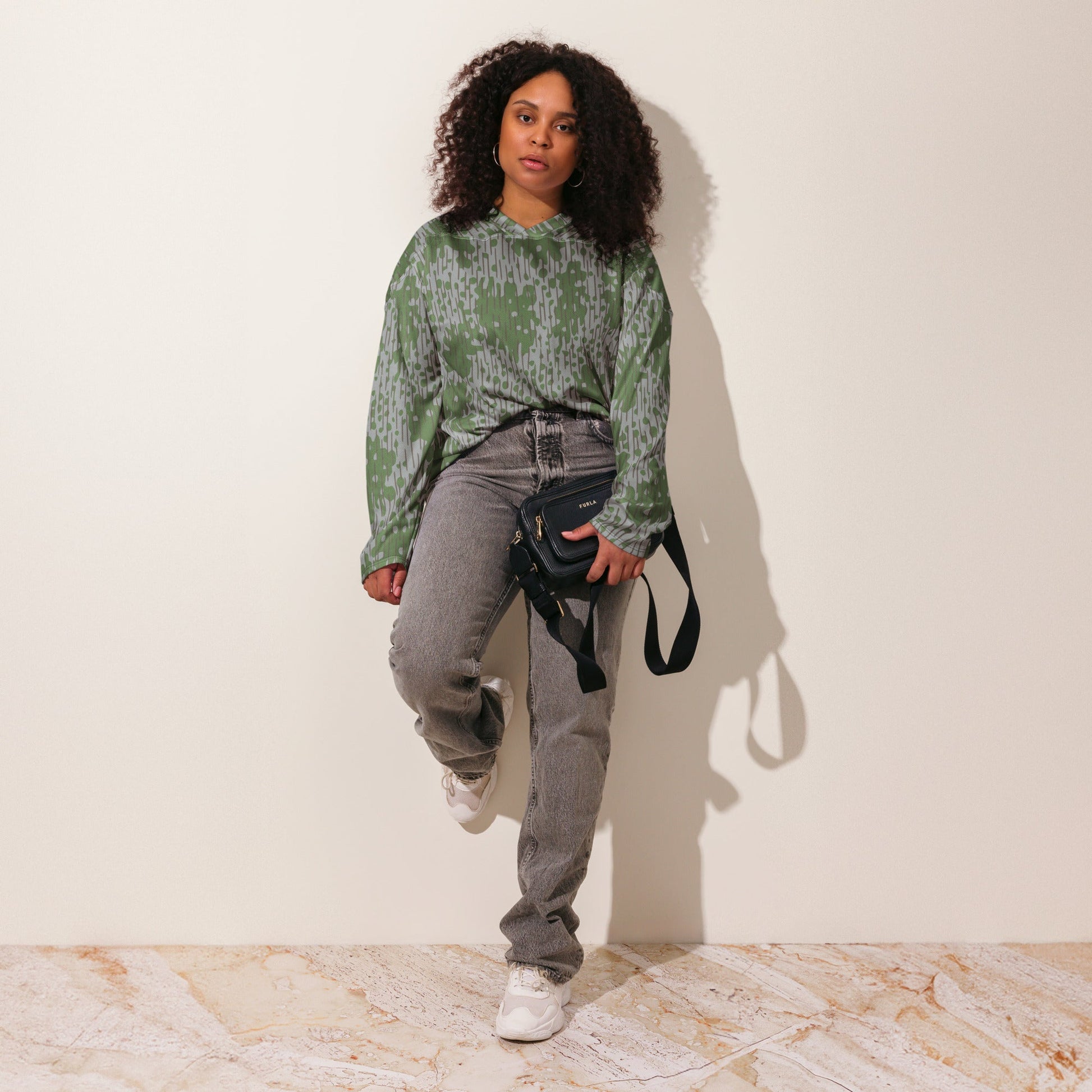 Bulgarian Frog Skin Zhabezhka Kozha CAMO hockey fan jersey - Hockey Jerseys