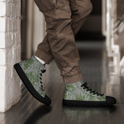Frog Skin Zhabezhka Kozha CAMO Mens High-Top Canvas Shoes - Black / 5