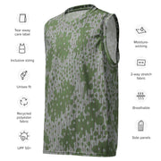 Frog Skin Zhabezhka Kozha CAMO Unisex Basketball Jersey