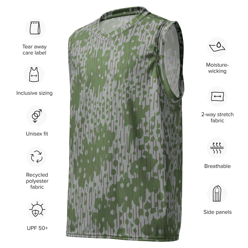 Frog Skin Zhabezhka Kozha CAMO Unisex Basketball Jersey