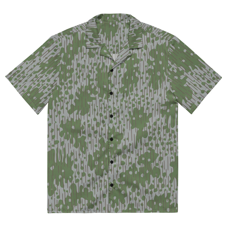 Frog Skin Zhabezhka Kozha CAMO Unisex Short-Sleeve Button Shirt - 2XS - Button-Up