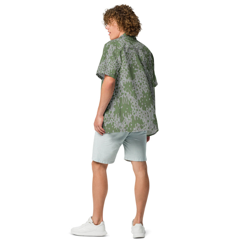 Frog Skin Zhabezhka Kozha CAMO Unisex Short-Sleeve Button Shirt - Button-Up