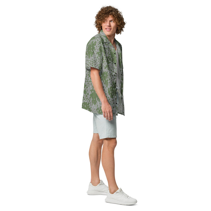 Frog Skin Zhabezhka Kozha CAMO Unisex Short-Sleeve Button Shirt - Button-Up