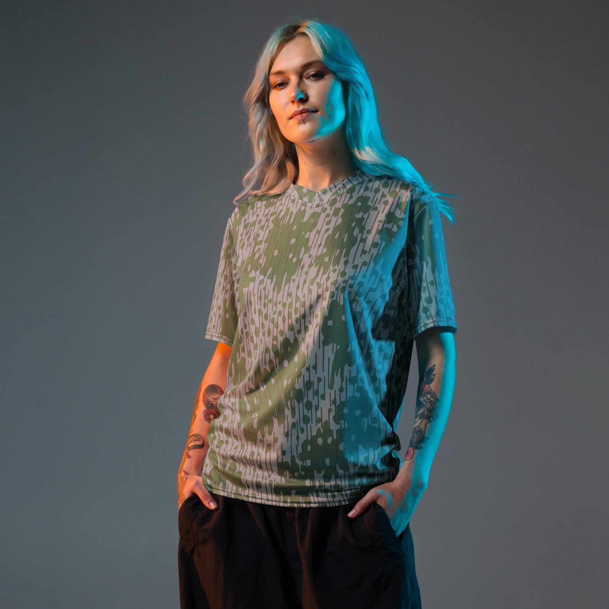 Bulgarian Frog Skin Zhabezhka Kozha CAMO unisex sports jersey - Sports Jerseys