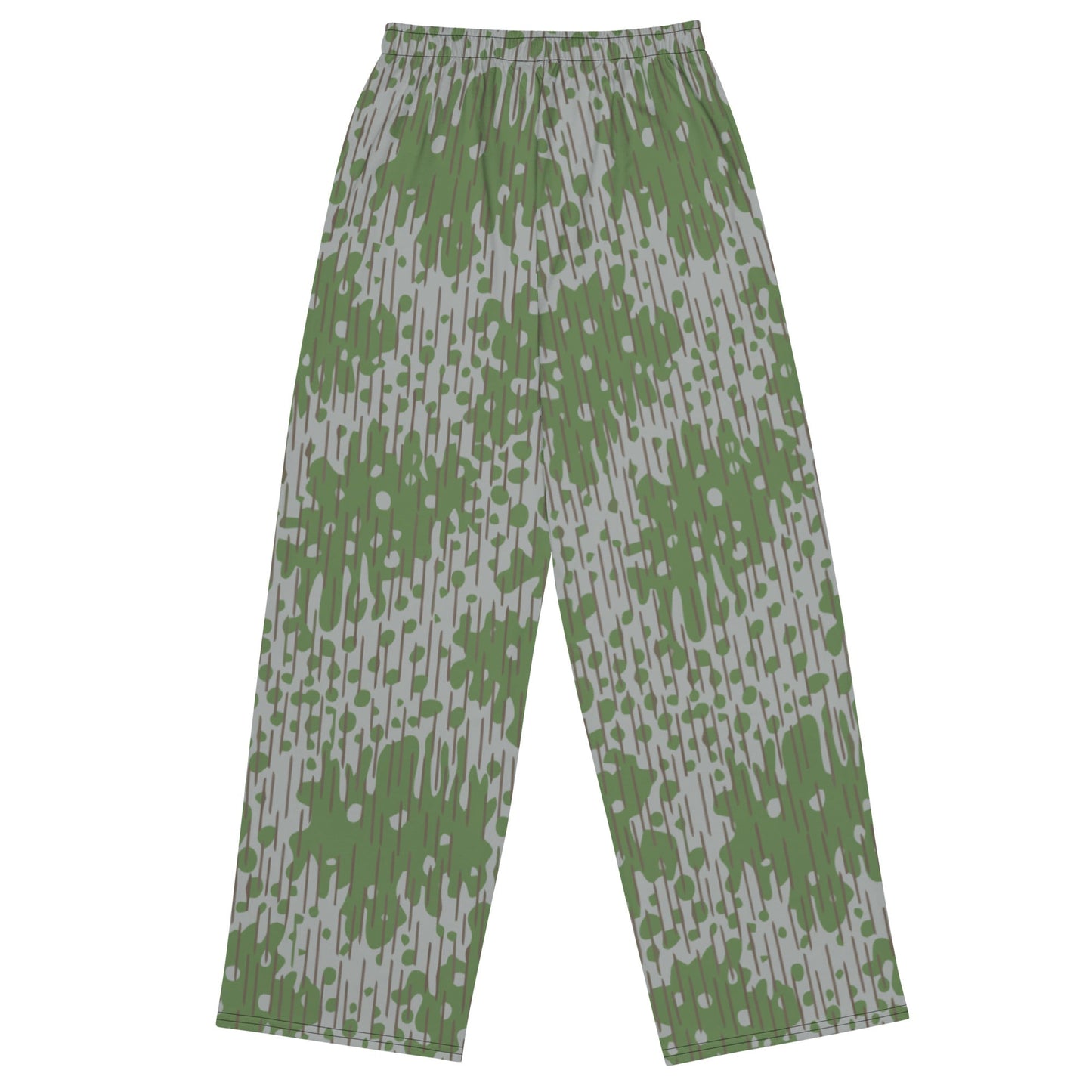 Bulgarian Frog Skin Zhabezhka Kozha CAMO unisex wide-leg pants - Wide-leg Pants