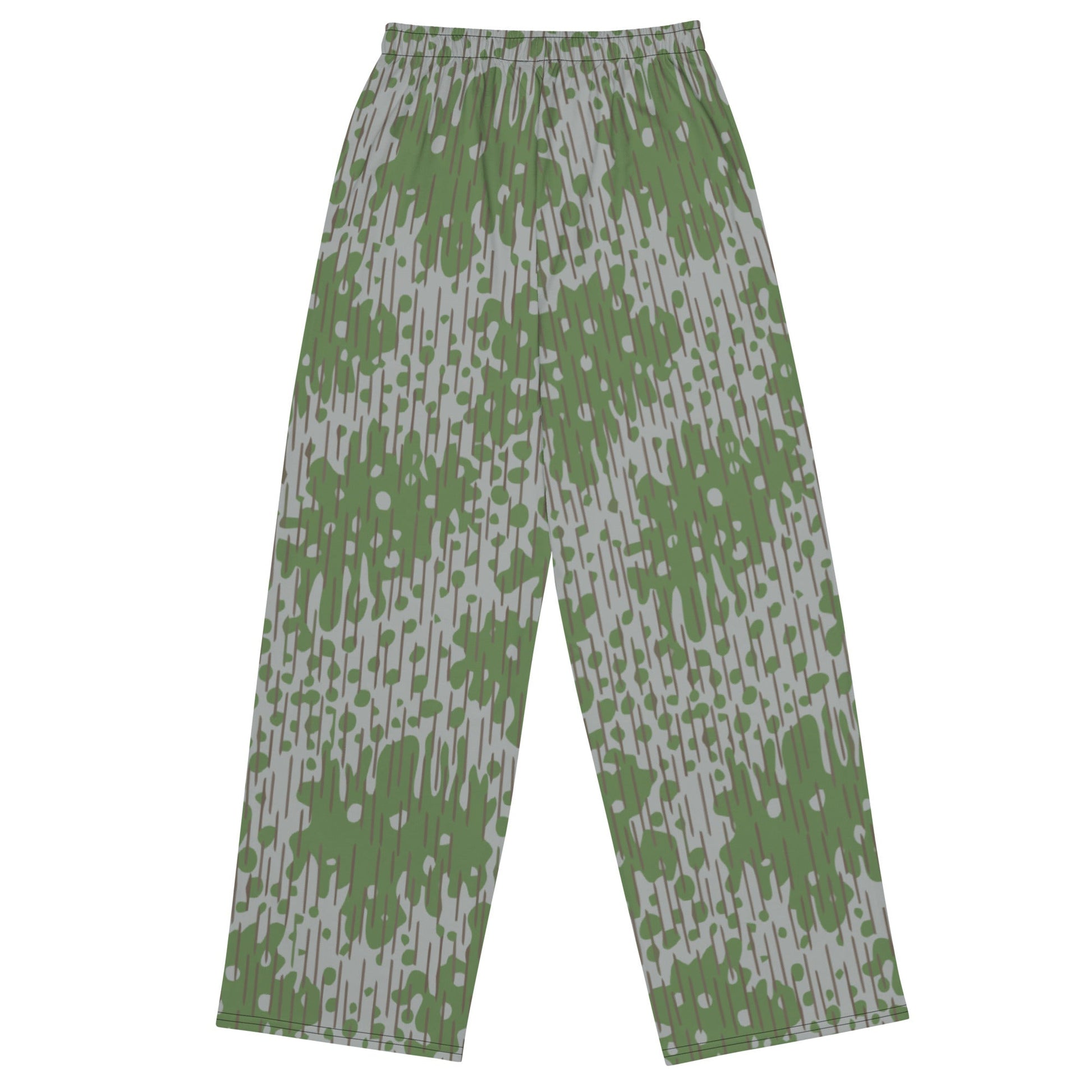 Bulgarian Frog Skin Zhabezhka Kozha CAMO unisex wide-leg pants - Wide-leg Pants