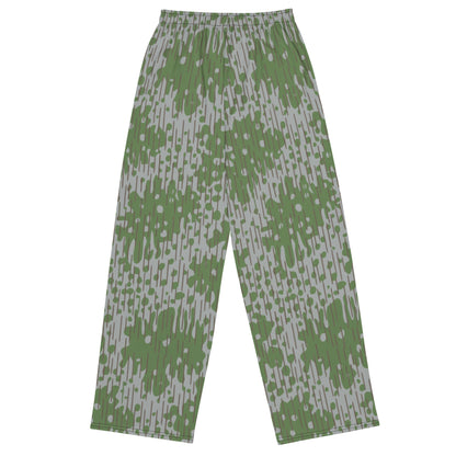 Bulgarian Frog Skin Zhabezhka Kozha CAMO unisex wide-leg pants - Wide-leg Pants