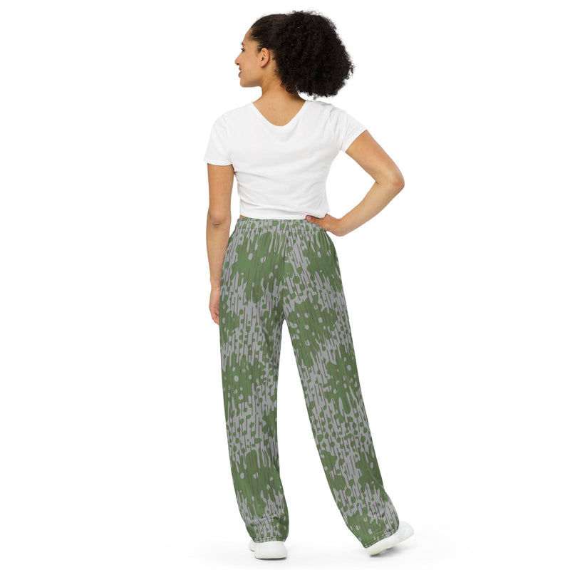 Frog Skin Zhabezhka Kozha CAMO Unisex Wide-Leg Leisure Pants - Pant