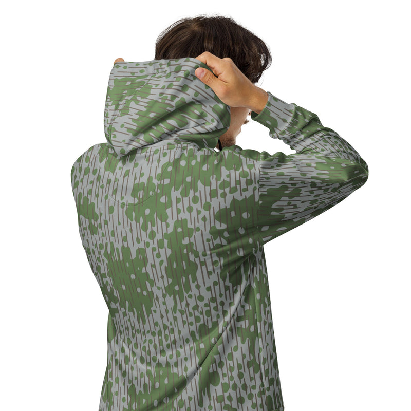 Frog Skin Zhabezhka Kozha CAMO Unisex Zip Hoodie