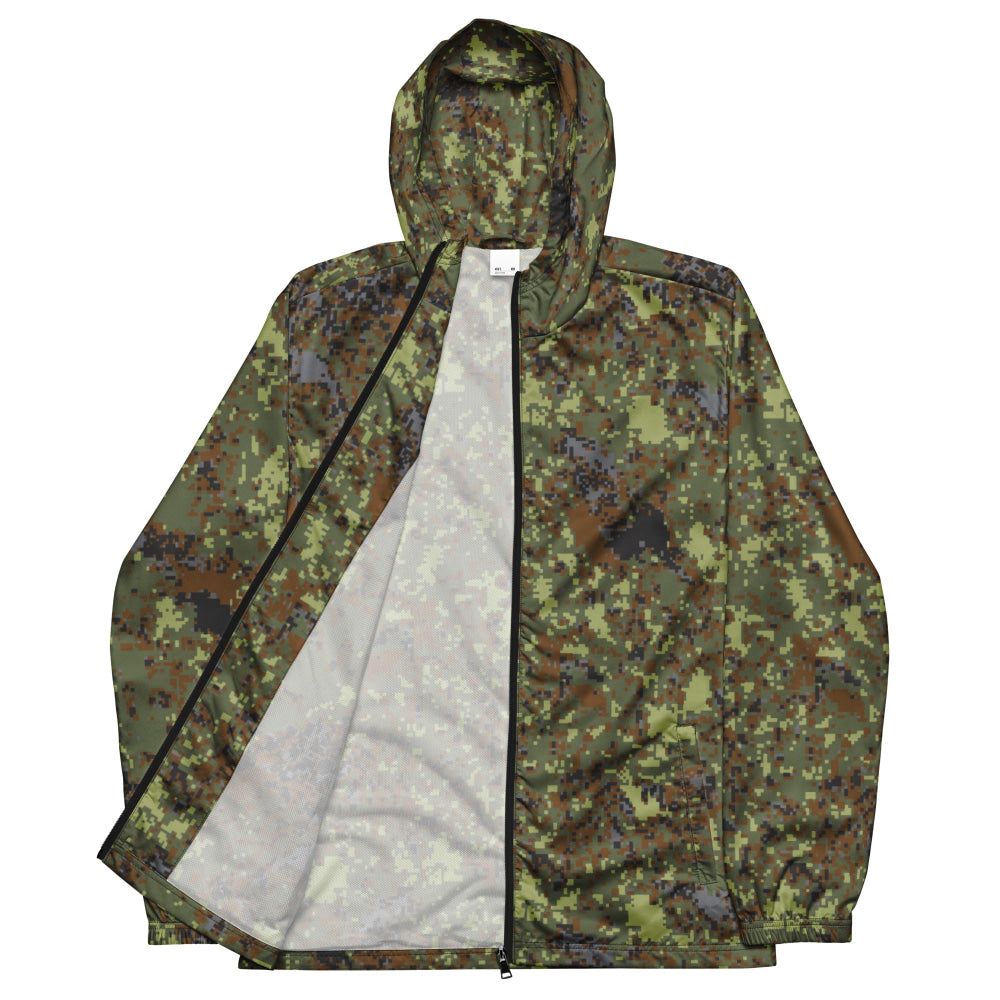 Bulgarian M18 Digital Flecktarn CAMO Men’s windbreaker - Mens Windbreaker