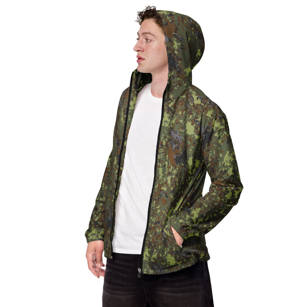 Bulgarian M18 Digital Flecktarn CAMO Men’s windbreaker - XS - Mens Windbreaker