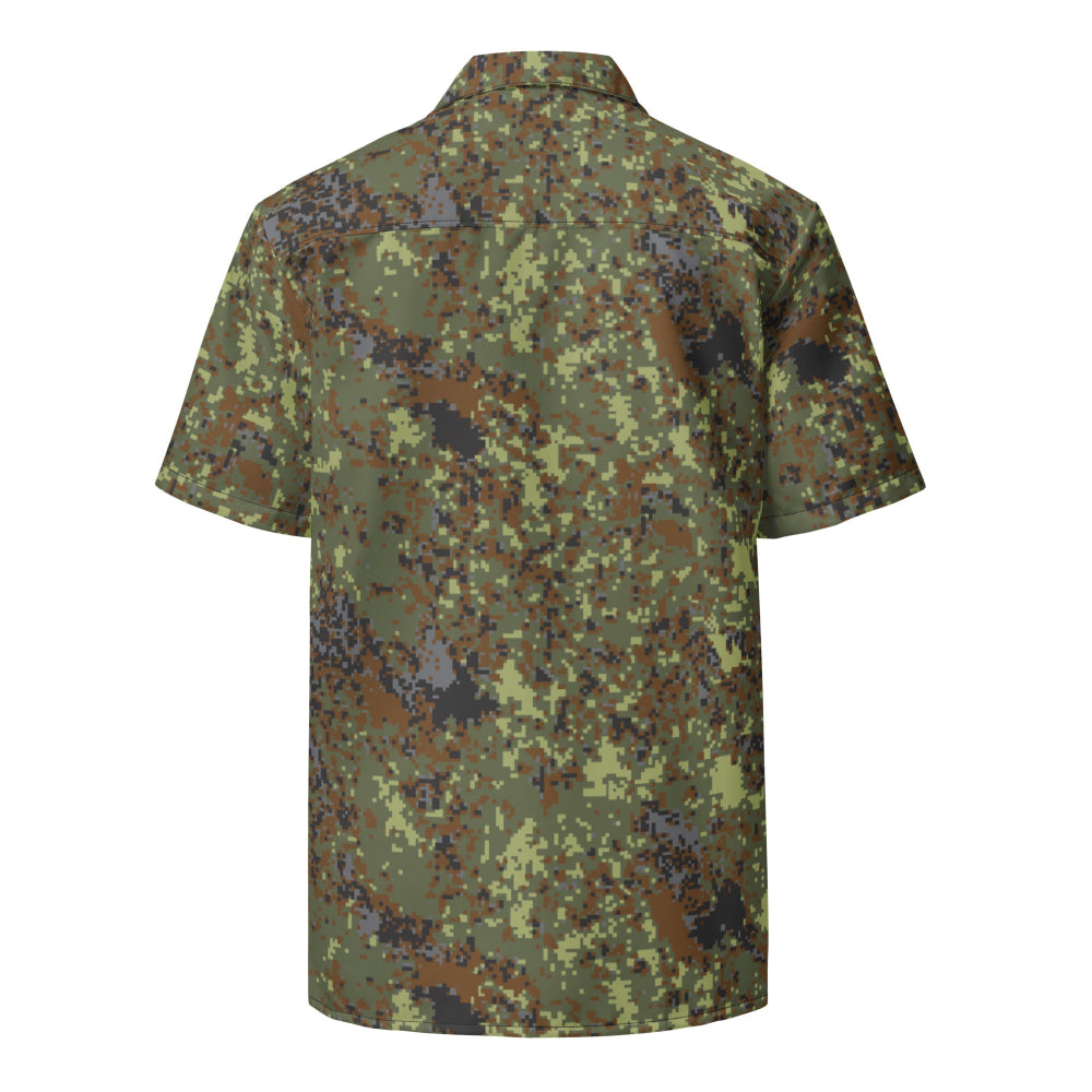 Bulgarian M18 Digital Flecktarn CAMO Unisex button shirt - Button Shirt