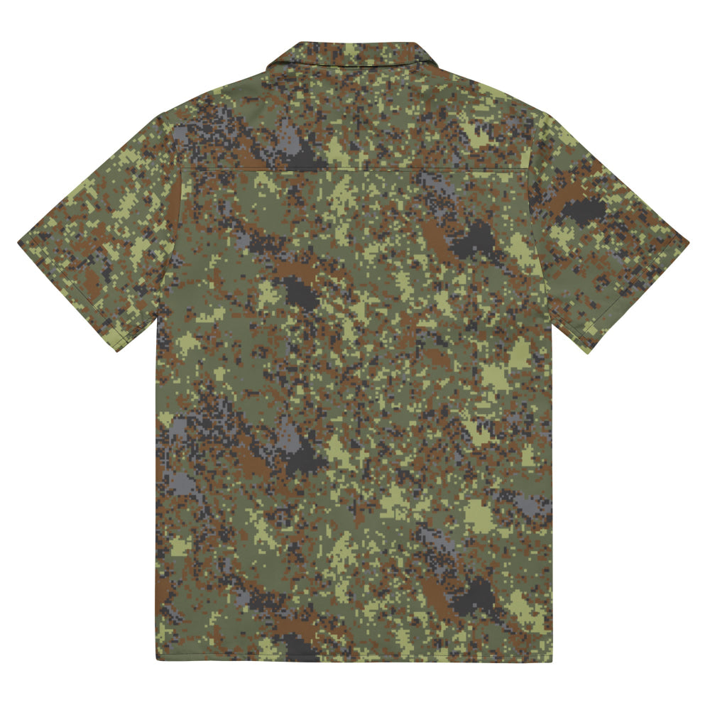 Bulgarian M18 Digital Flecktarn CAMO Unisex button shirt - Button Shirt