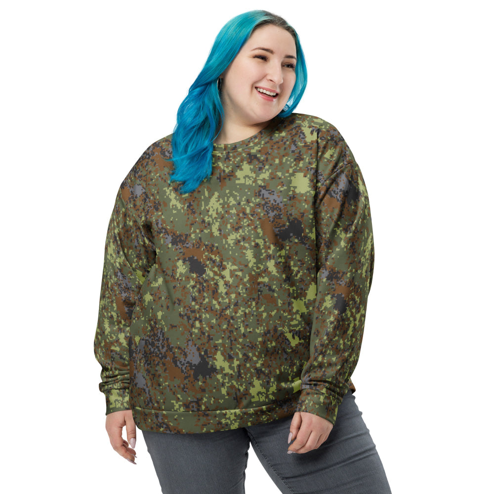 Bulgarian M18 Digital Flecktarn CAMO Unisex Sweatshirt