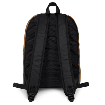 Burkina Faso Tiger Stripe Orange CAMO Backpack