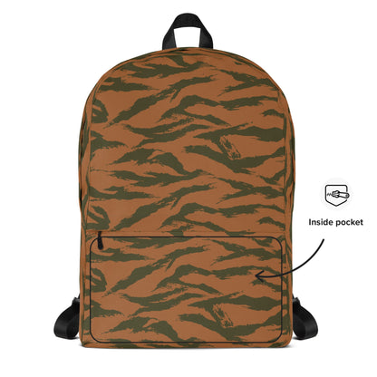 Burkina Faso Tiger Stripe Orange CAMO Backpack