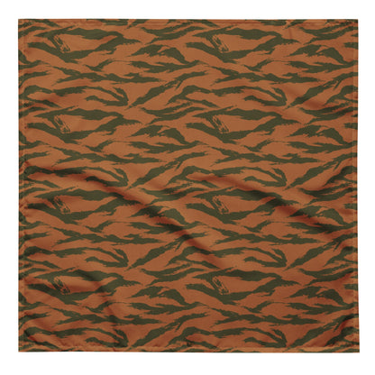 Burkina Faso Tiger Stripe Orange CAMO bandana - L - Bandanas