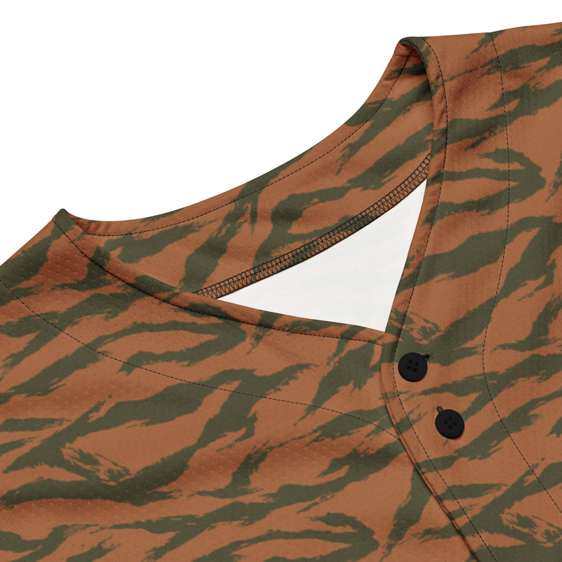Tiger Stripe Sahel Ember CAMO Unisex Baseball Jersey