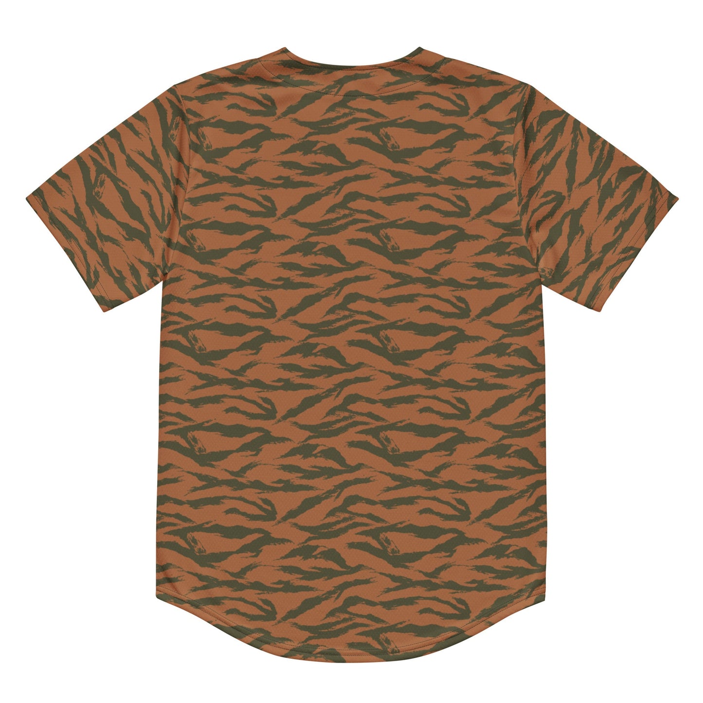 Burkina Faso Tiger Stripe Orange CAMO baseball jersey - Baseball Jerseys