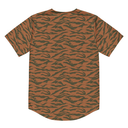 Burkina Faso Tiger Stripe Orange CAMO baseball jersey - Baseball Jerseys