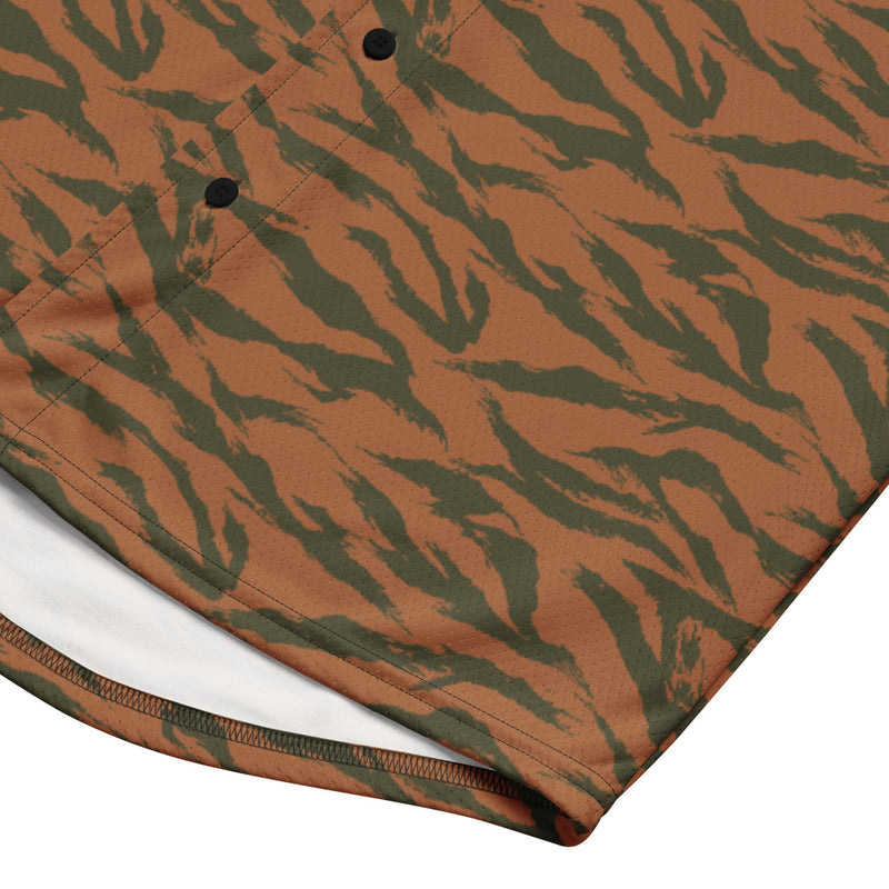 Tiger Stripe Sahel Ember CAMO Unisex Baseball Jersey