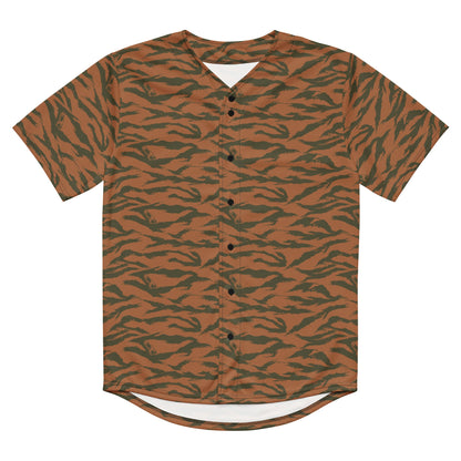 Burkina Faso Tiger Stripe Orange CAMO baseball jersey - Baseball Jerseys