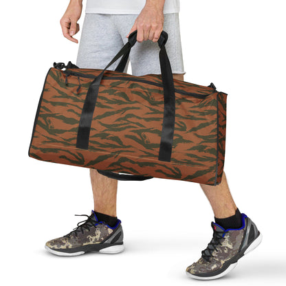 Burkina Faso Tiger Stripe Orange CAMO Duffle bag - Bags