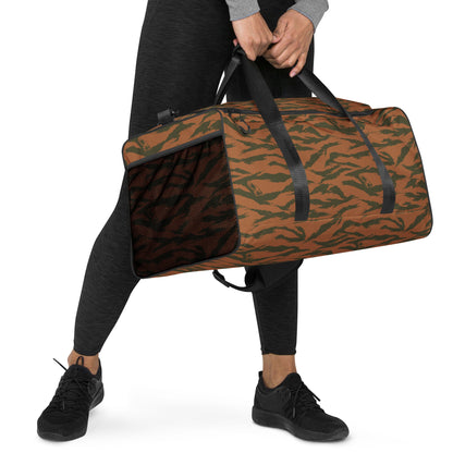 Burkina Faso Tiger Stripe Orange CAMO Duffle bag - Bags