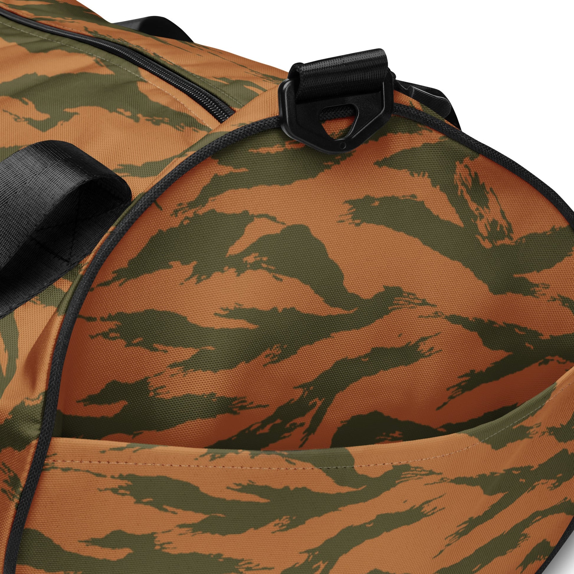 Burkina Faso Tiger Stripe Orange CAMO gym bag - Gym Bags