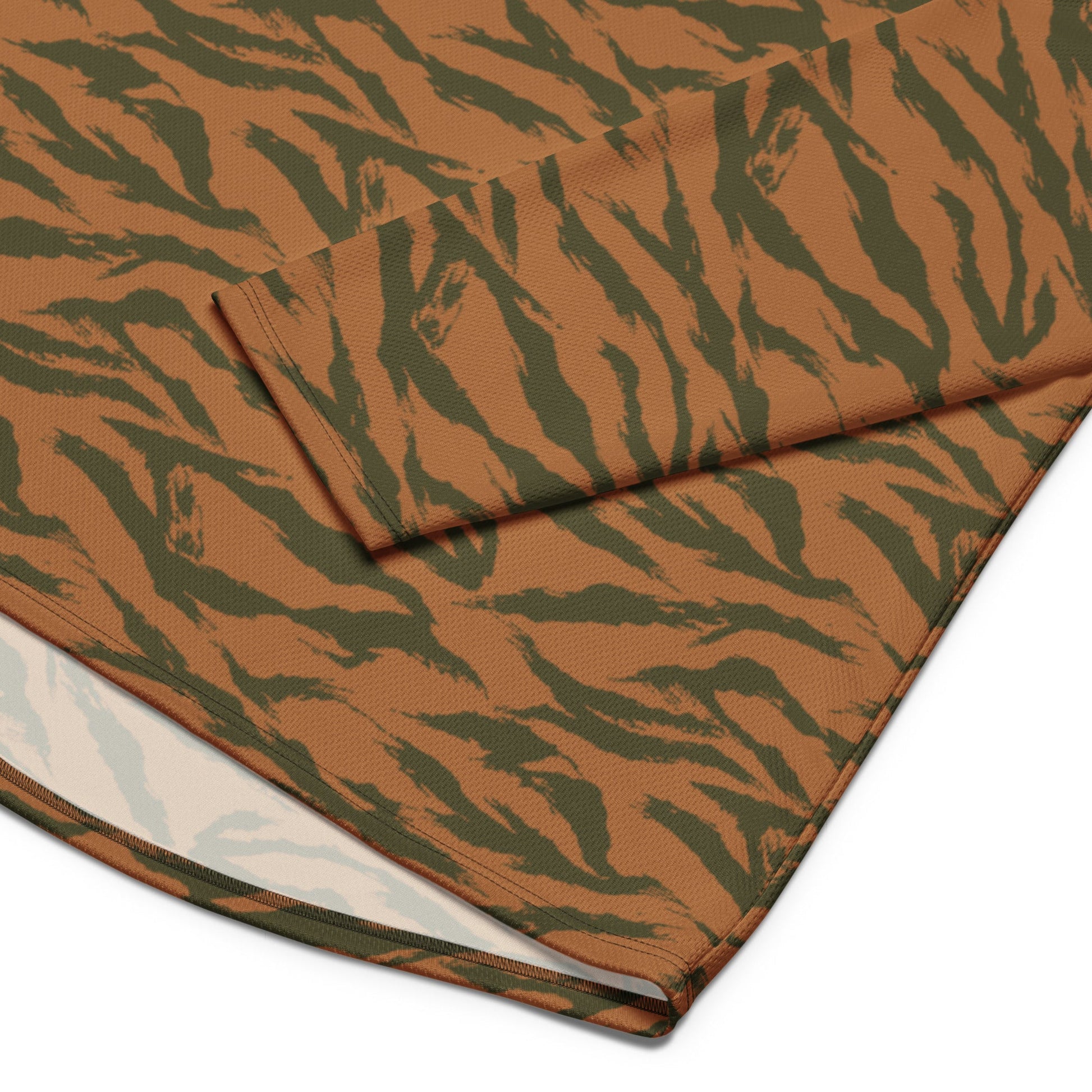 Burkina Faso Tiger Stripe Orange CAMO hockey fan jersey - Hockey Jerseys