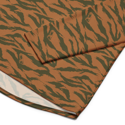 Burkina Faso Tiger Stripe Orange CAMO hockey fan jersey - Hockey Jerseys