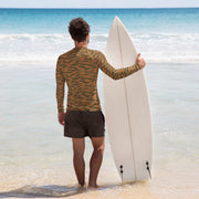 Tiger Stripe Sahel Ember CAMO Mens Long-Sleeve Rash Guard