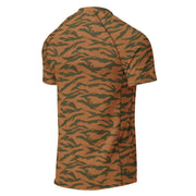 Tiger Stripe Sahel Ember CAMO Mens Short-Sleeve Rash Guard