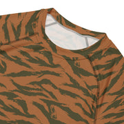 Tiger Stripe Sahel Ember CAMO Mens Short-Sleeve Rash Guard