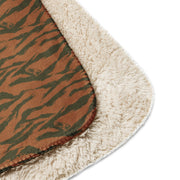 Tiger Stripe Sahel Ember CAMO Sherpa Blanket
