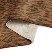 Tiger Stripe Sahel Ember CAMO Sherpa Blanket