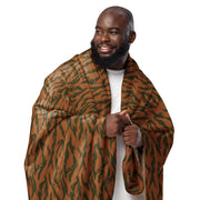Tiger Stripe Sahel Ember CAMO Sherpa Blanket