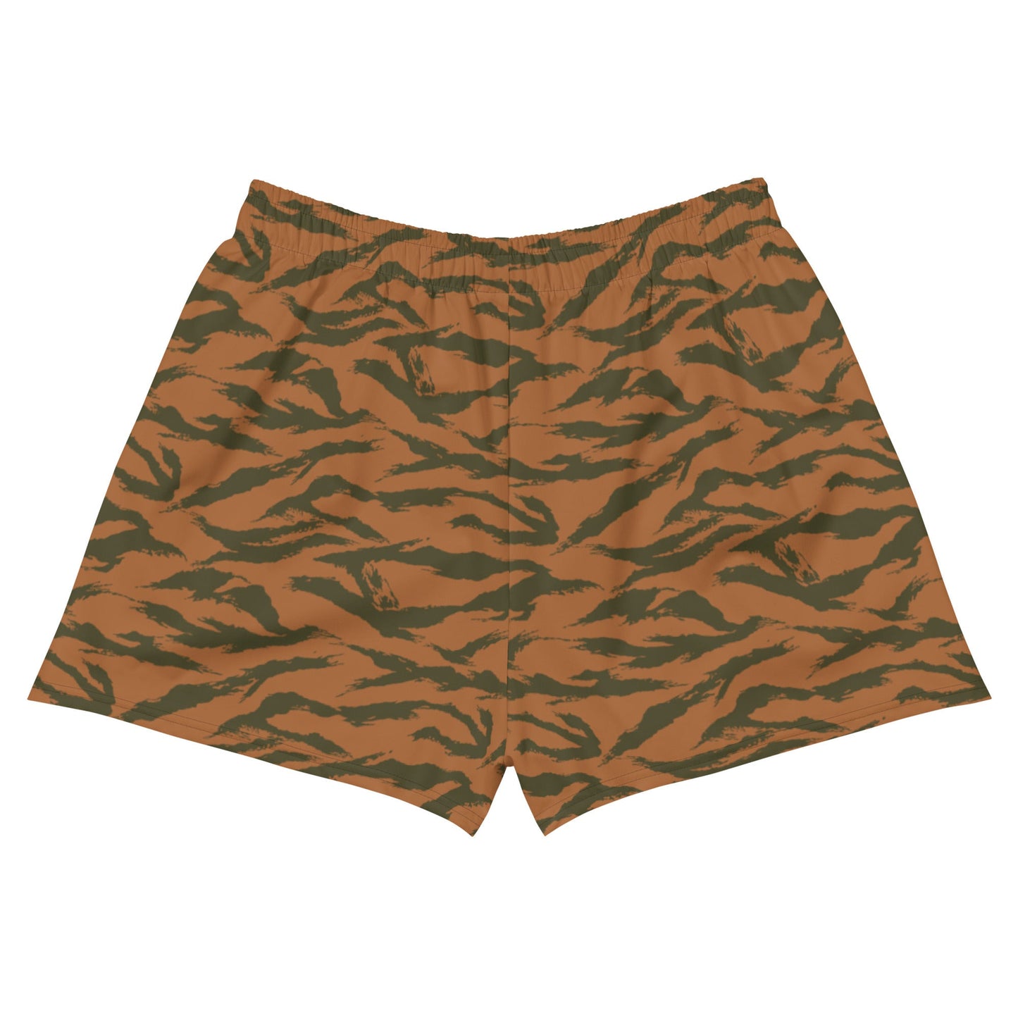 Burkina Faso Tiger Stripe Orange CAMO Unisex Athletic Shorts