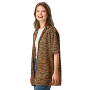 Tiger Stripe Sahel Ember CAMO Unisex Short-Sleeve Button Shirt - Button-Up