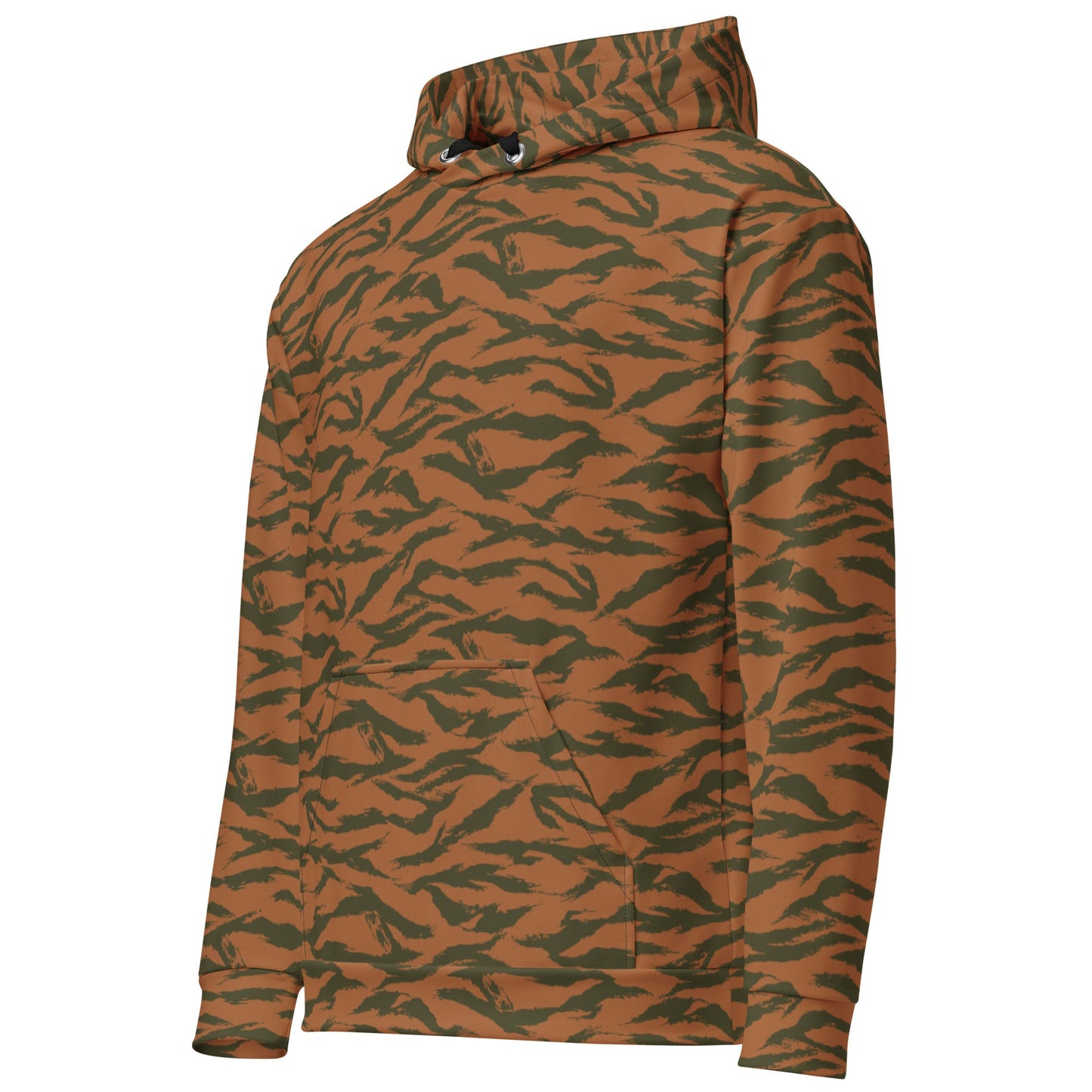 Burkina Faso Tiger Stripe Orange CAMO Unisex Hoodie - Hoodies