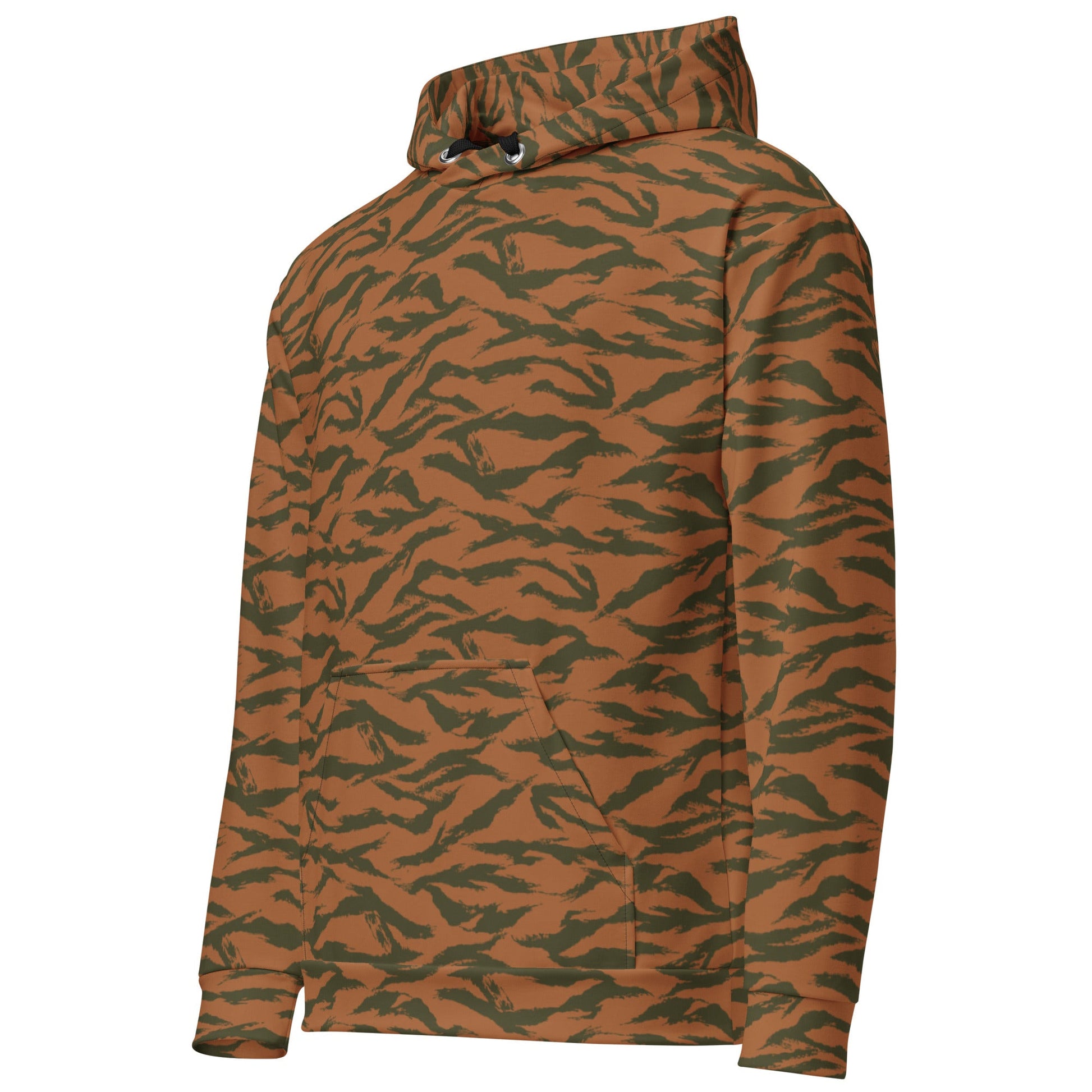 Burkina Faso Tiger Stripe Orange CAMO Unisex Hoodie - Hoodies